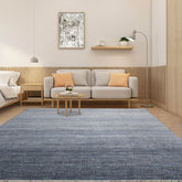 9' x12'  Blue White Color Hand Knotted Persian Wool and Silk Modern & Contemporary Oriental Area Rug